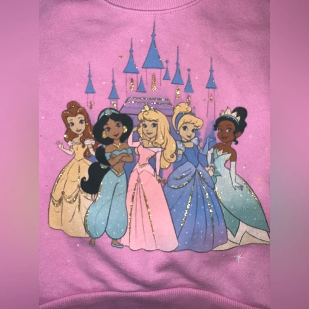 Disney Princess Crew Neck Sweatshirt - Picture 2 of 2